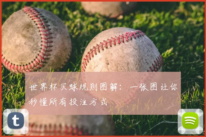 世界杯买球规则图解:一张图让你秒懂所有投注方式